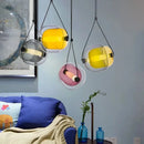 Axyaa Nordic Glass Chandelier LED Pendant Light for Modern Dining Room