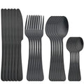 Axyaa Rainbow Stainless Steel Cutlery Set - 24 Piece Dinnerware Flatware Kit