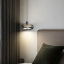 Axyaa Glass Pendant Light: Minimalist Chandelier for Dining Room, Bedroom, or Restaurant