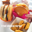 Silicone Burger Tray: Reusable Sandwich Holder by Axyaa for Kitchen Storage
