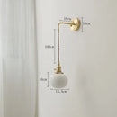 Axyaa Ceramic Copper LED Wall Sconce for Stylish Home Lighting