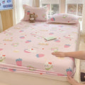 Axyaa 100% Cotton Mattress Protector Cover - Single Piece, Non-slip, Dustproof