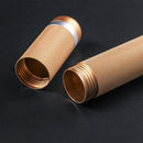 Axya Aluminum Single Cigar Tube: Portable Mini Travel Humidor & Holder