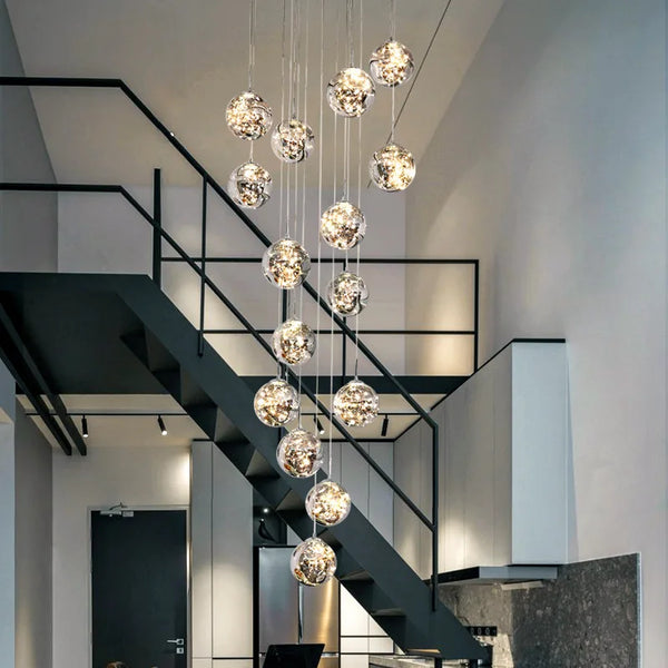 Axyaa Starry Sky Pendant Light for Modern Luxury Living Room Lighting