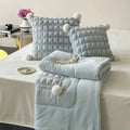 Axyaa Pillow Blanket: Dual Use Nap & Car Blanket for Winter Comfort