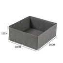 Axyaa Fabric Underwear Storage Box for Closet Organization and Storage - Socks, Underwear, Ties
