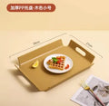Axyaa Non-Slip Rectangular Restaurant Tray Large Dining Plate for Commercial Use