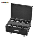 Axyaa Wireless Remote LED Par 6x18W Battery Lighting in Flight Case