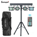 Axyaa RGBW LED Par Lights with Carry Bag for Concerts and Events