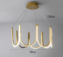 Axyaa Modern Pendant Light Chandelier for Dining Room and Living Room