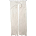 Axyaa Macrame Rope Curtain Living Room Wall Hanging Wedding Decor