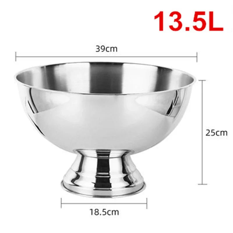 Axya 304 Stainless Steel Deer Head Ear Large Champagne Bar Bucket