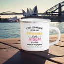 Axyaa Atsem Top Mug | Enamel Coffee Cup School Gifts