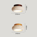 Axyaa Minimalist Yellow Cave Stone Ceiling Light for Hallway and Staircase