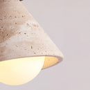 Axyaa Retro Style Yellow Cave Stone Ceiling Light for Hallway and Dressing Room