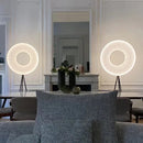 Axyaa Fabric Art Floor Lamp for Bedroom Study LED Desk Light Living Room Decor