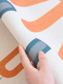 Axyaa Round Boho Cotton Linen Rug with Tassel Detail