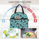 Axyaa Orca Insulated Lunch Bag: Cute Cartoon Animal Bento Tote for School & Office