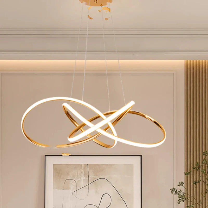 Axyaa LED Chandelier Pendant Light Modern Dining Room Ceiling Lamp