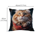 Axyaa Nordic Animal Cartoon Print Cushion Cover for Stylish Sofa Decor