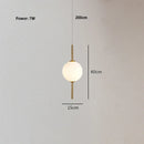 Axyaa Magic Bean Pendant Light: Modern Metal Lighting Fixture for Living Room Bedroom