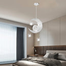 Axyaa Moon Star Pendant Light | LED Chandelier for Kids Bedroom and Christmas Decor