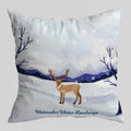 Axyaa Christmas Snowflake & Deer Pillow Covers - Sofa Bedroom Car Cushion Cover