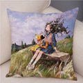 Axyaa Fairy Tale World Pillowcase: Cartoon Pattern Decor for Living Room or Children's Room