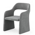 Axyaa Minimalist Modern Armchair Light Luxury Dining Chair