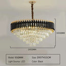 Modern Luxury Crystal Chandelier for Home Interior Decoration by Axyaa