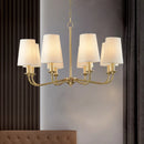 Axyaa Rural Gold Fabric Pendant Lamp for Living Room, Bedroom, Restaurant