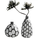Axyaa Polka Dot Glass Vase Terrarium Hydroponics Flowerpot Home Decor