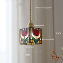 Axyaa Glass LED Hanging Light, Copper Socket, Modern Pendant Lamp