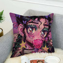 Axyaa Decorative Pillow Covers for Home Bed Car 45*45 Cushion Cases