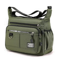 Axyaa Oxford Shoulder Bag: Large Capacity, Multi-Layer Pocket, Casual Men's Fashion Crossbody