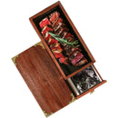 Axya Carbon Fire Steak BBQ Box Smoked Meat Wooden Tableware Set