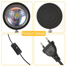 Axyaa Sunset Rainbow Projection Lamp Night Light for Atmosphere Mood in Bedroom