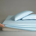 Axyaa Cotton Solid Color Single Fitted Sheet, Soft & Skin-Friendly