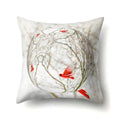 Axyaa Charms Bird Animal Pillowcase for Home Decoration
