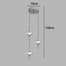 Axyaa LED Staircase Chandeliers: Modern Home Pendant Light Lamps for Living Room