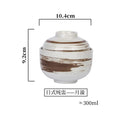Axyaa Vintage Ceramic Stew Pot with Lid Bowl - 300ml