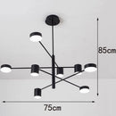 Axyaa LED Pendant Chandeliers for Modern Living & Dining Room Lighting