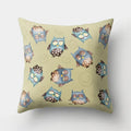 Axyaa Cute Owl Cushion Cover for Home Sofa Bedroom Decor