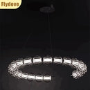 Axyaa Luxury LED Glass Lamp for Modern Nordic Interior Lighting