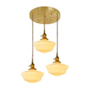 Axyaa Glass LED Pendant Light: Indoor Hanging Lamp Suspension Fixtures
