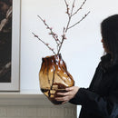 Axyaa Glass Vase: Modern Home Decor & Hotel Centerpiece