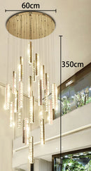 Axyaa Crystal Chandeliers Indoor LED Ceiling Light for Living Room