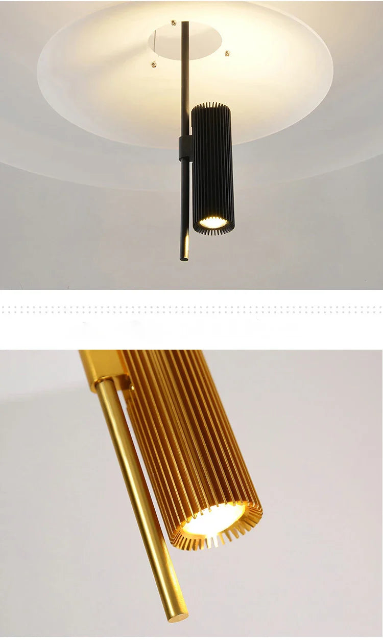 Axyaa UFO LED Pendant Light Modern Chandelier for Dining Living Room Bar