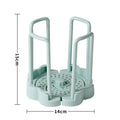 Axyaa Bowl Rack Desktop Organizer: Retractable, Durable, Plastic Kitchen Storage Shelf