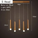 Axyaa LED Wooden Chandelier for Kitchen Dining Living Bedroom Lighting